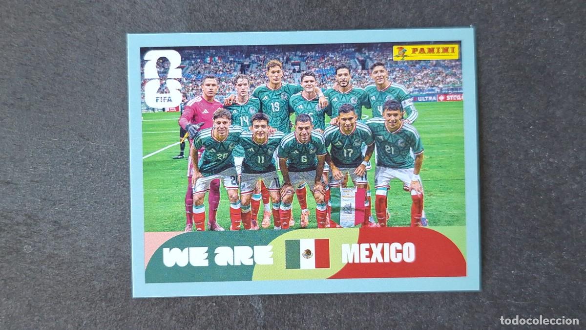 Cromos de F&uacute;tbol: L1 EQUIPO SELECCION MEXICO 13 MUNDIAL FIFA WORLD CUP 2026 PANINI NUNCA PEGADO SIN PEGAR