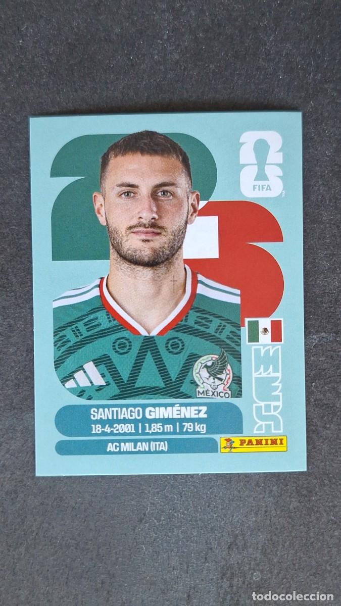 Cromos de F&uacute;tbol: L1 GIMENEZ SELECCION MEXICO 16 MUNDIAL FIFA WORLD CUP 2026 PANINI NUNCA PEGADO SIN PEGAR