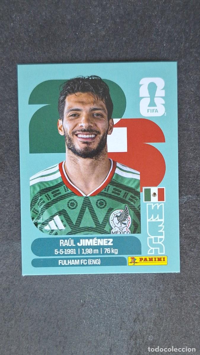 Cromos de F&uacute;tbol: L1 JIMENEZ SELECCION MEXICO 17 MUNDIAL FIFA WORLD CUP 2026 PANINI NUNCA PEGADO SIN PEGAR