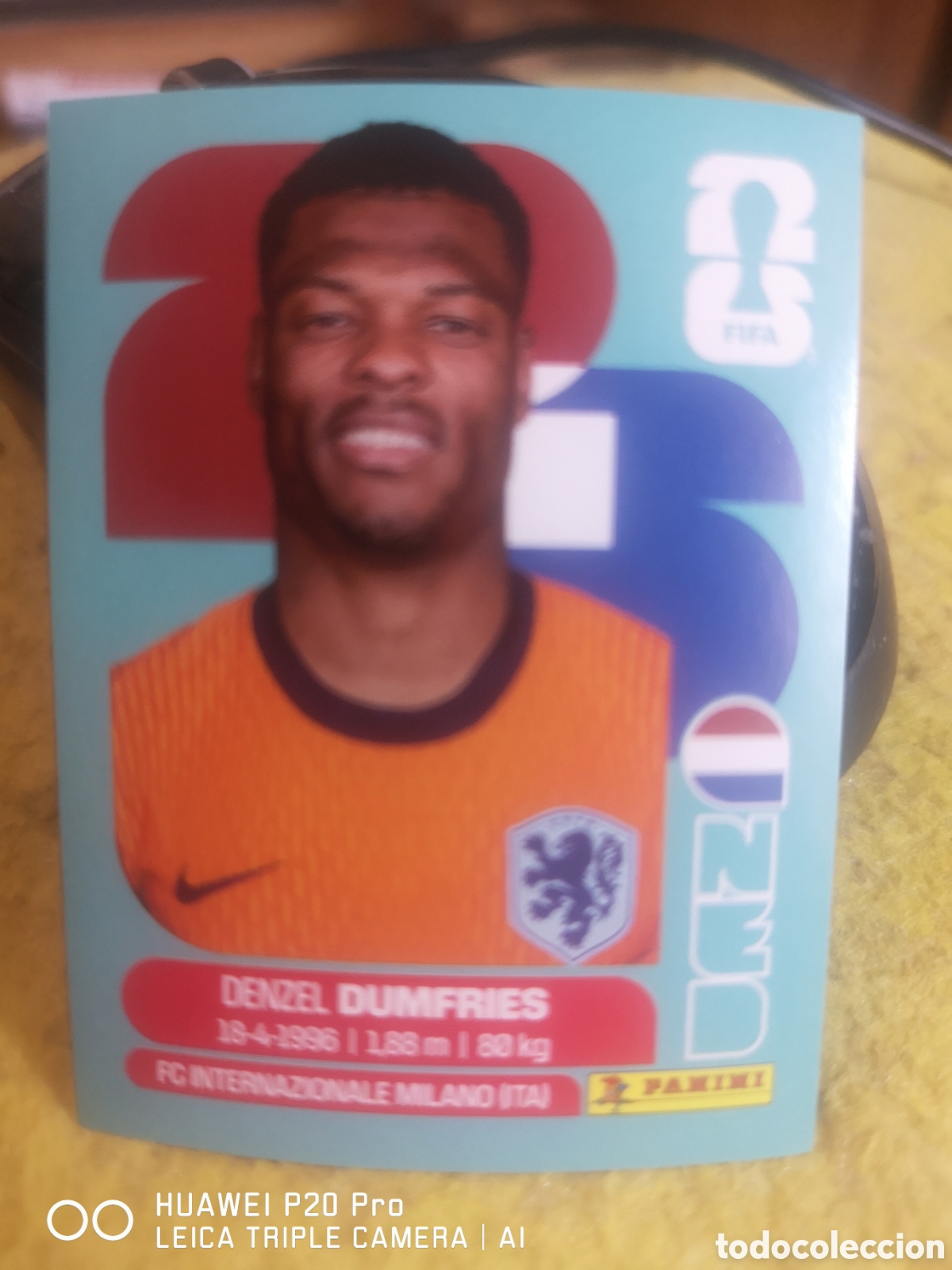 Cromos de F&uacute;tbol: FIFA WORLD CUP MUNDIAL 2026 DENZEL DUMFRIES - NED 6