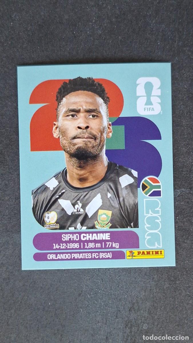 Cromos de F&uacute;tbol: L1 CHAINE SELECCION SUDAFRICA 3 MUNDIAL FIFA WORLD CUP 2026 PANINI NUNCA PEGADO SIN PEGAR
