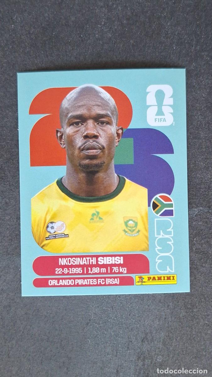 Cromos de F&uacute;tbol: L1 SIBISI SELECCION SUDAFRICA 10 MUNDIAL FIFA WORLD CUP 2026 PANINI NUNCA PEGADO SIN PEGAR