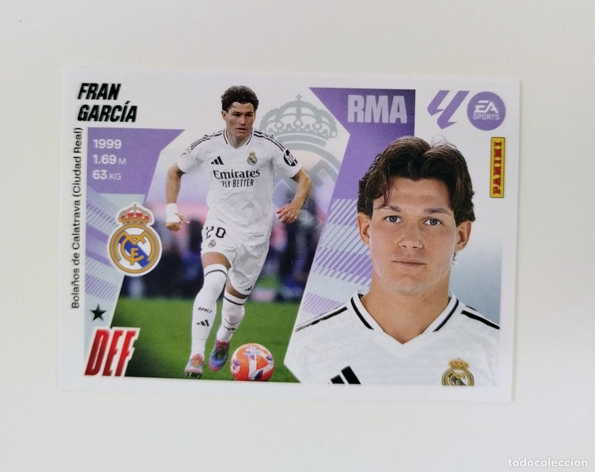 Cromos de F&uacute;tbol: Fran Garc&iacute;a 10B SIN PEGAR NUNCA PEGADO Real Madrid Liga Ediciones Este 25 26 / 2025 2026