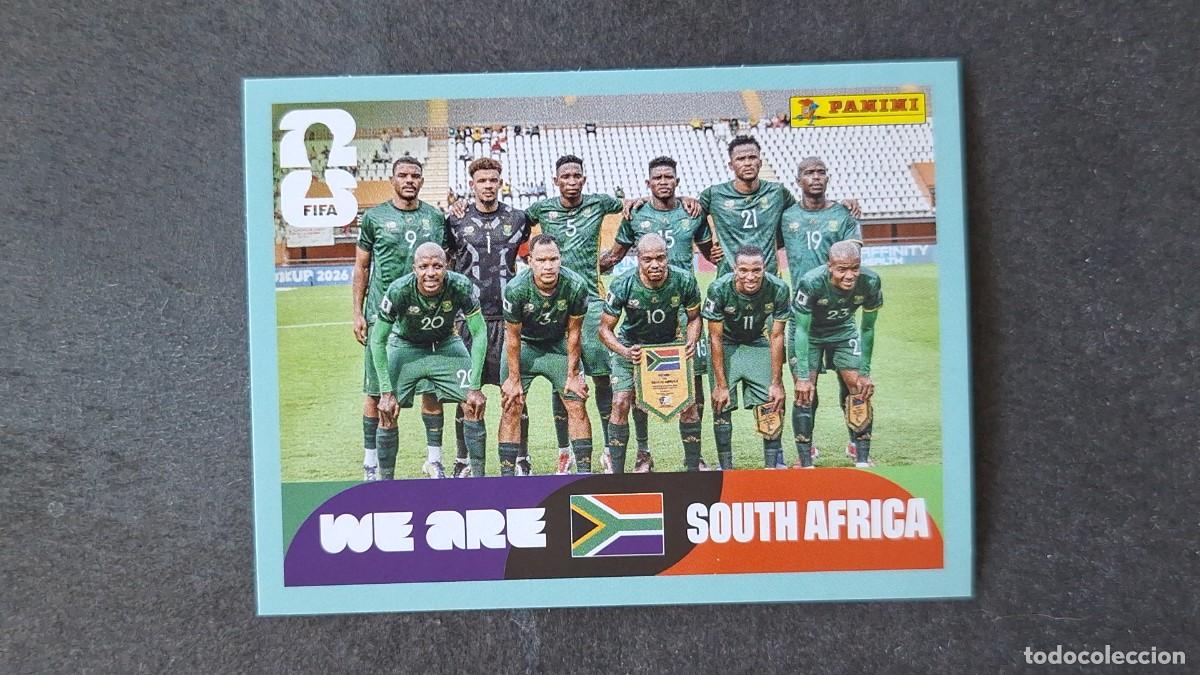 Cromos de F&uacute;tbol: L1 EQUIPO SELECCION SUDAFRICA 13 MUNDIAL FIFA WORLD CUP 2026 PANINI NUNCA PEGADO SIN PEGAR