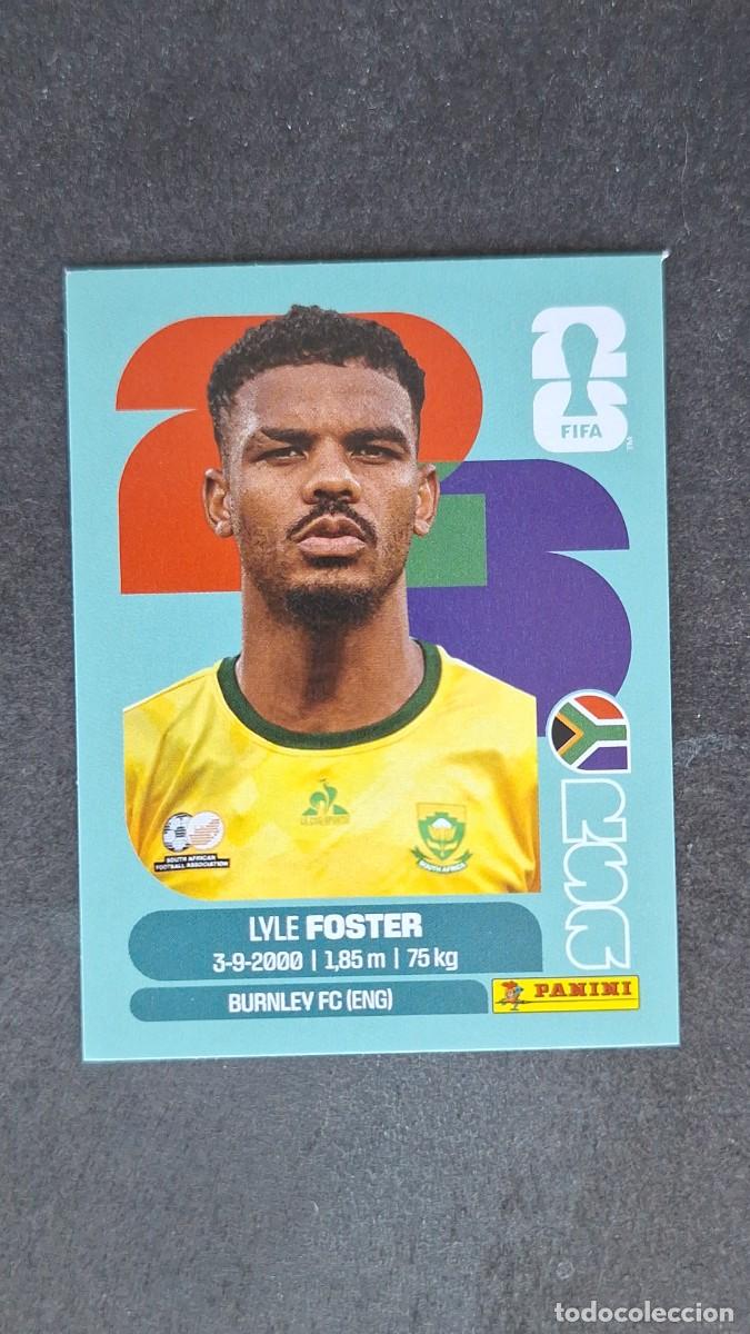 Football Stickers: L1 FOSTER SELECCION SUDAFRICA 17 MUNDIAL FIFA WORLD CUP 2026 PANINI NUNCA PEGADO SIN PEGAR