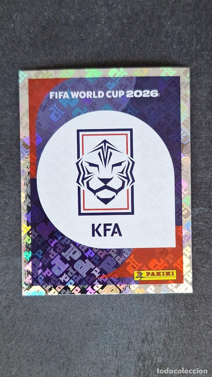 Football Stickers: L1 ESCUDO SELECCION KOREA DEL SUR 1 MUNDIAL FIFA WORLD CUP 2026 PANINI NUNCA PEGADO SIN PEGAR