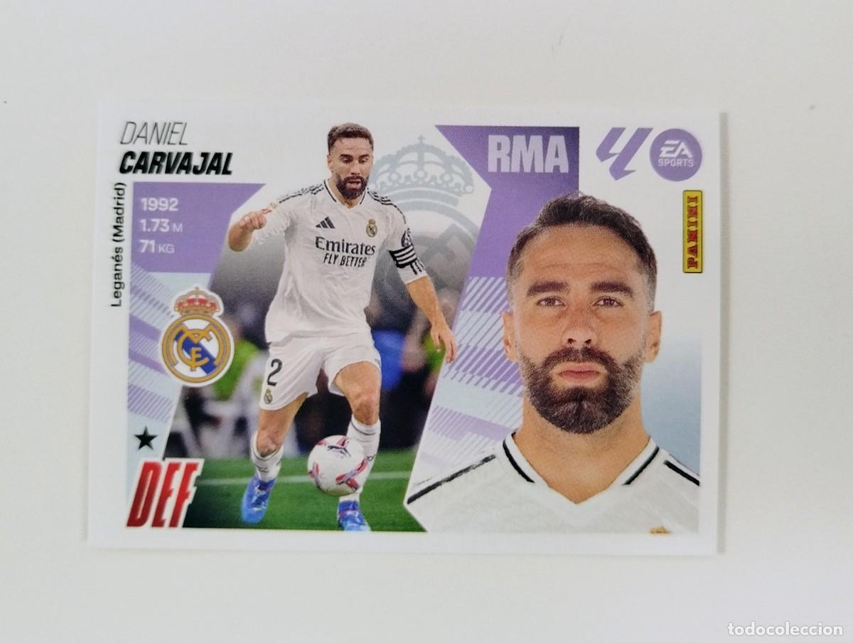 Cromos de Futebol: Carvajal 5 SIN PEGAR NUNCA PEGADO Real Madrid Liga Ediciones Este 25 26 / 2025 2026