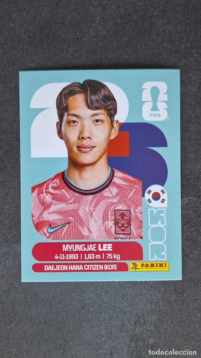Cromos de Futebol: L1 MYUNGJAE LEE SELECCION KOREA DEL SUR 9 MUNDIAL FIFA WORLD CUP 2026 PANINI NUNCA PEGADO SIN PEGAR