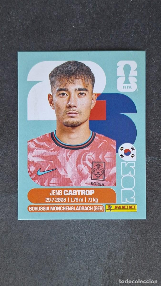 Cromos de F&uacute;tbol: L1 JENS CASTROP SELECCION KOREA DEL SUR 15 MUNDIAL FIFA WORLD CUP 2026 PANINI NUNCA PEGADO SIN PEGAR