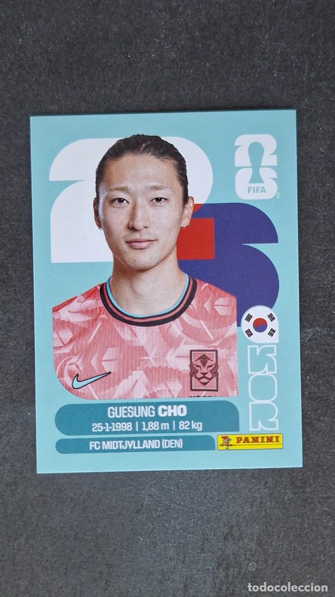 Cromos de F&uacute;tbol: L1 GUESUNG CHO SELECCION KOREA DEL SUR 17 MUNDIAL FIFA WORLD CUP 2026 PANINI NUNCA PEGADO SIN PEGAR