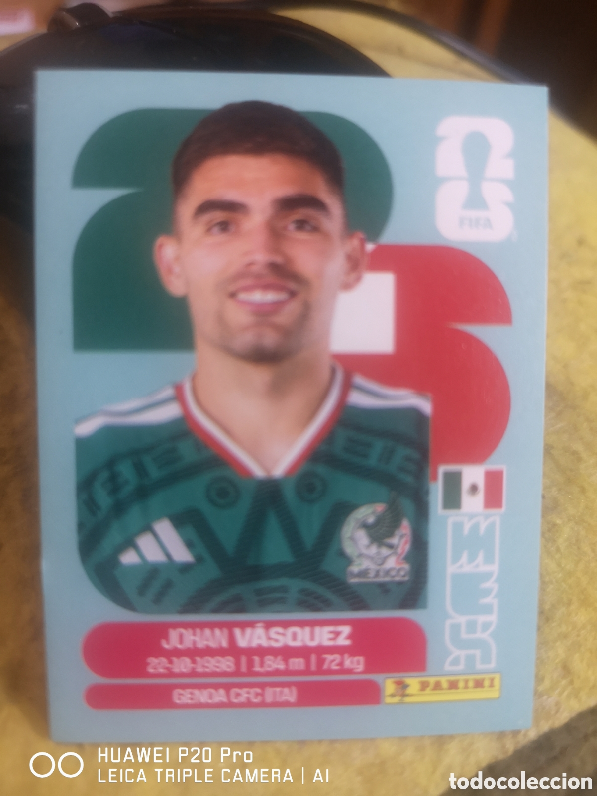 Cromos de F&uacute;tbol: FIFA WORLD CUP MUNDIAL 2026 JOHAN VASQUEZ - MEX 3