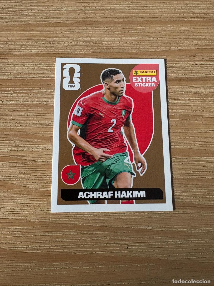 Cromos de F&uacute;tbol: CROMO EXTRA STICKER ACHRAF HAKIMI BRONCE MUNDIAL FIFA WORLD CUP 2026 STICKER PANINI SIN PEGAR