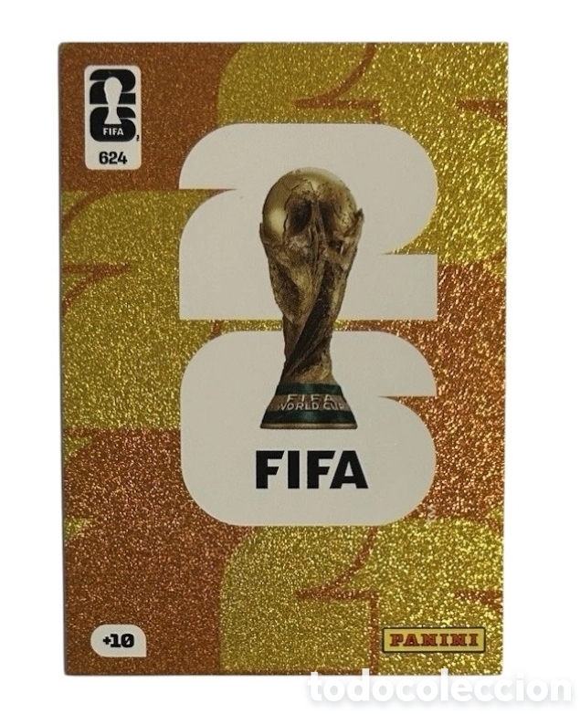 Cromos de F&uacute;tbol: 624 EMBLEMA COPA TROFEO GOLD , PANINI ADRENALYN FIFA WORLD CUP 2026