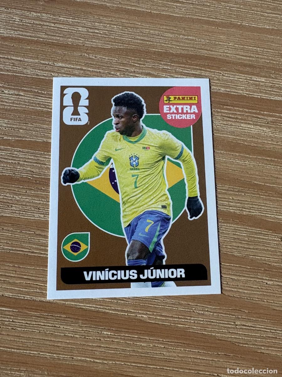 Cromos de F&uacute;tbol: CROMO EXTRA STICKER VIN&Iacute;CIUS JUNIOR BRONCE MUNDIAL FIFA WORLD CUP 2026 STICKER PANINI SIN PEGAR
