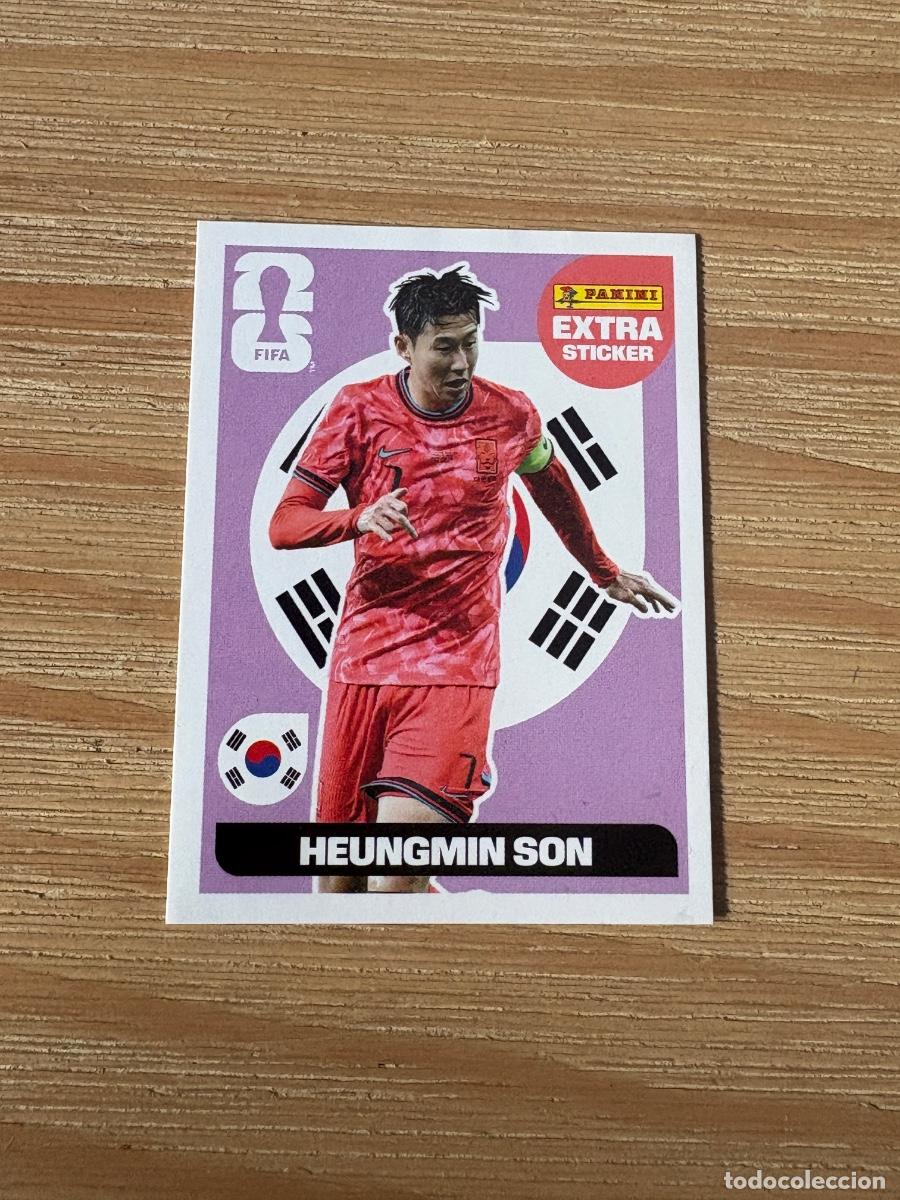 Cromos de F&uacute;tbol: CROMO EXTRA STICKER HEUNGMIN SON BASE MUNDIAL FIFA WORLD CUP 2026 STICKER PANINI SIN PEGAR