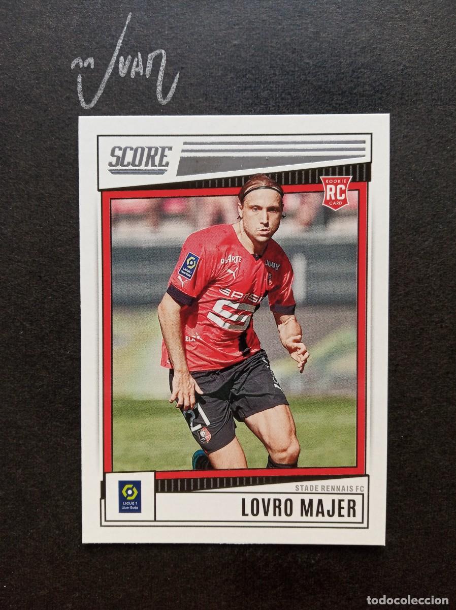 Cromos de F&uacute;tbol: N&ordm; 168 ROOKIE LOVRO MAJER STADE RENNAIS CROACIA ⚽ PANINI &reg; SCORE LIGUE 1 FRANCIA 2022 2023 22 23
