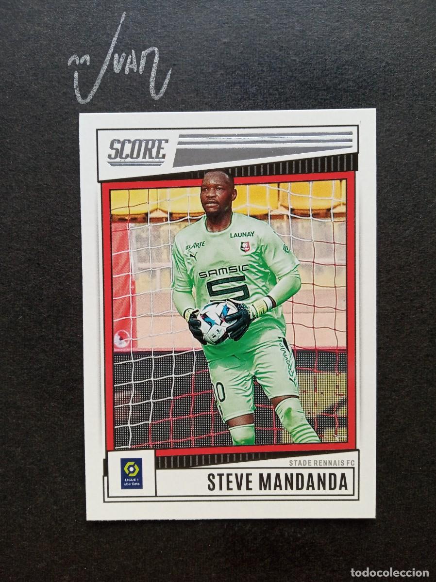 Cromos de F&uacute;tbol: N&ordm; 170 STEVE MANDANDA STADE RENNAIS ⚽ PANINI &reg; SCORE LIGUE 1 FRANCIA 2022 2023 22 23