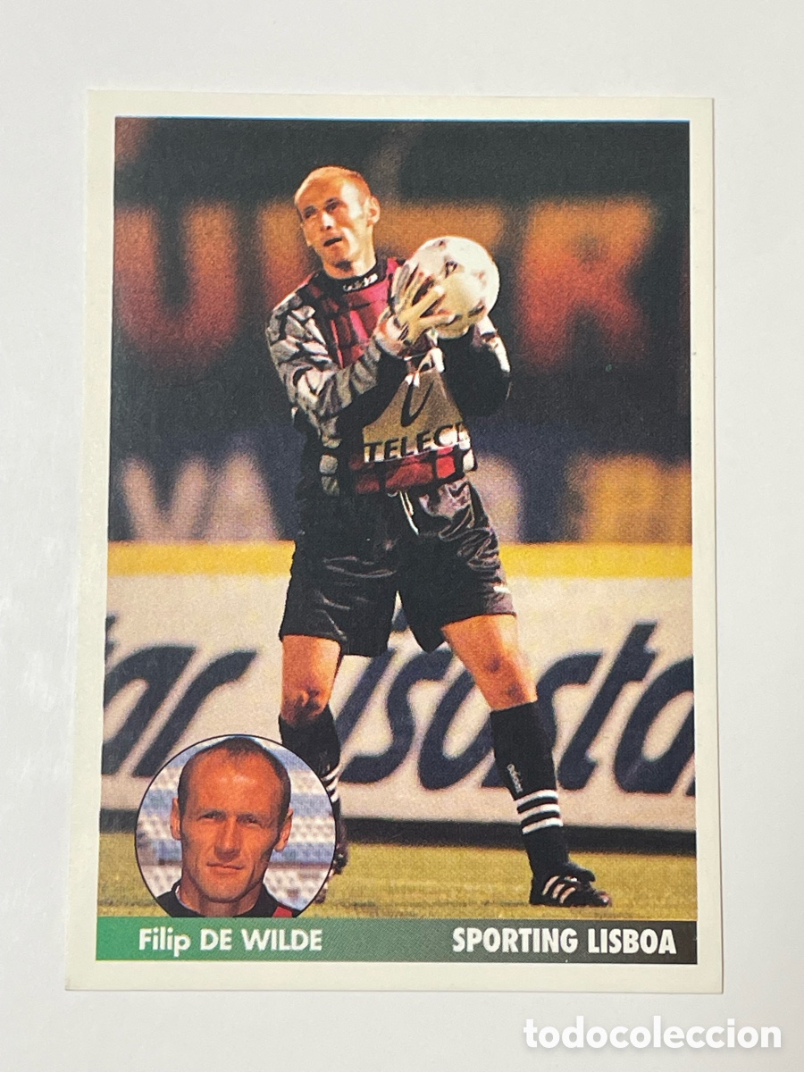 Cromos de F&uacute;tbol: De Wilde & Hadji Sporting de Lisboa Panini Equipos de Europa 1999