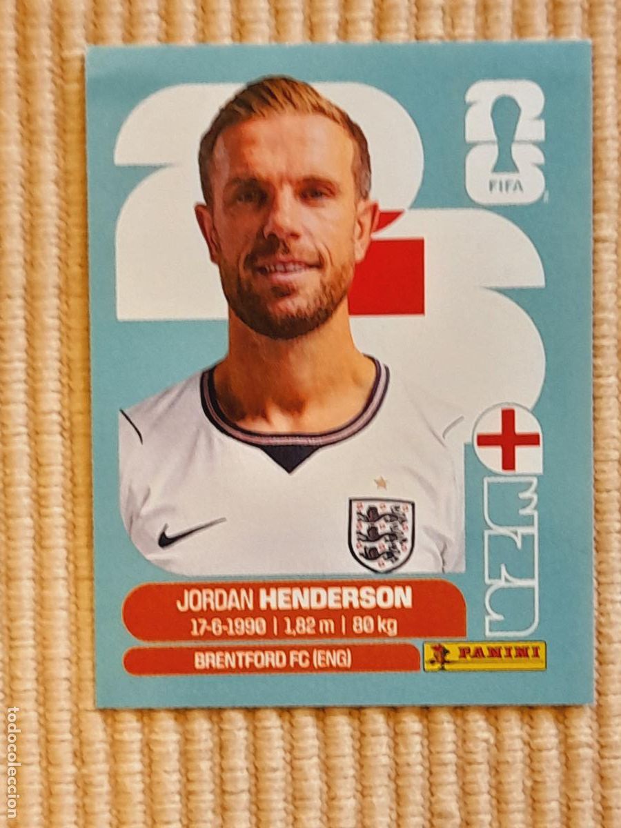 Cromos de F&uacute;tbol: CROMO ENG 9 Jordan Henderson INGLATERRA. FIFA WORLD CUP 2026 (MUNDIAL MEXICO EE.UU CANADA) STICKERS
