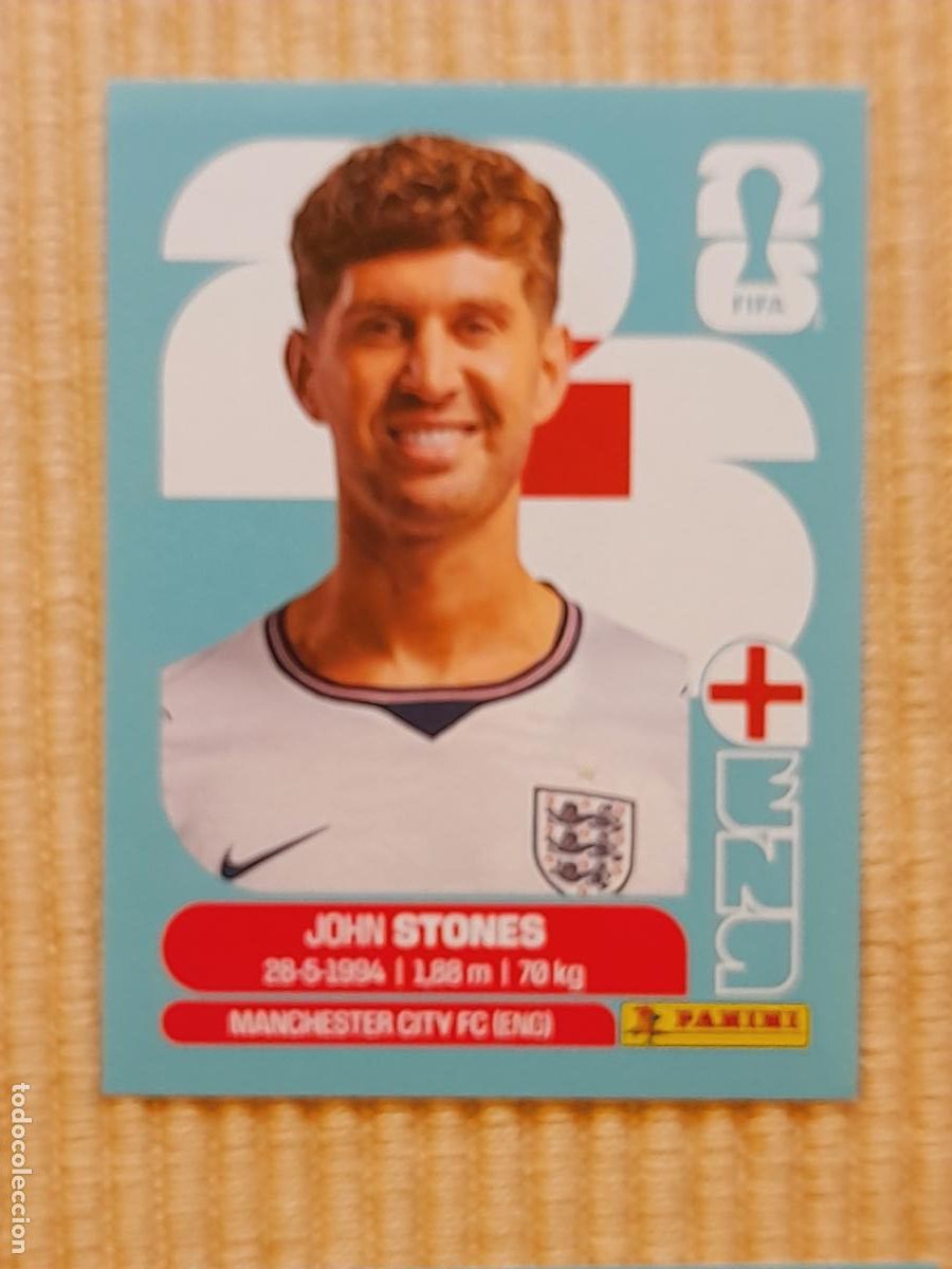 Cromos de F&uacute;tbol: CROMO ENG 3 John Stones INGLATERRA. FIFA WORLD CUP 2026 (MUNDIAL MEXICO EE.UU CANADA) STICKERS