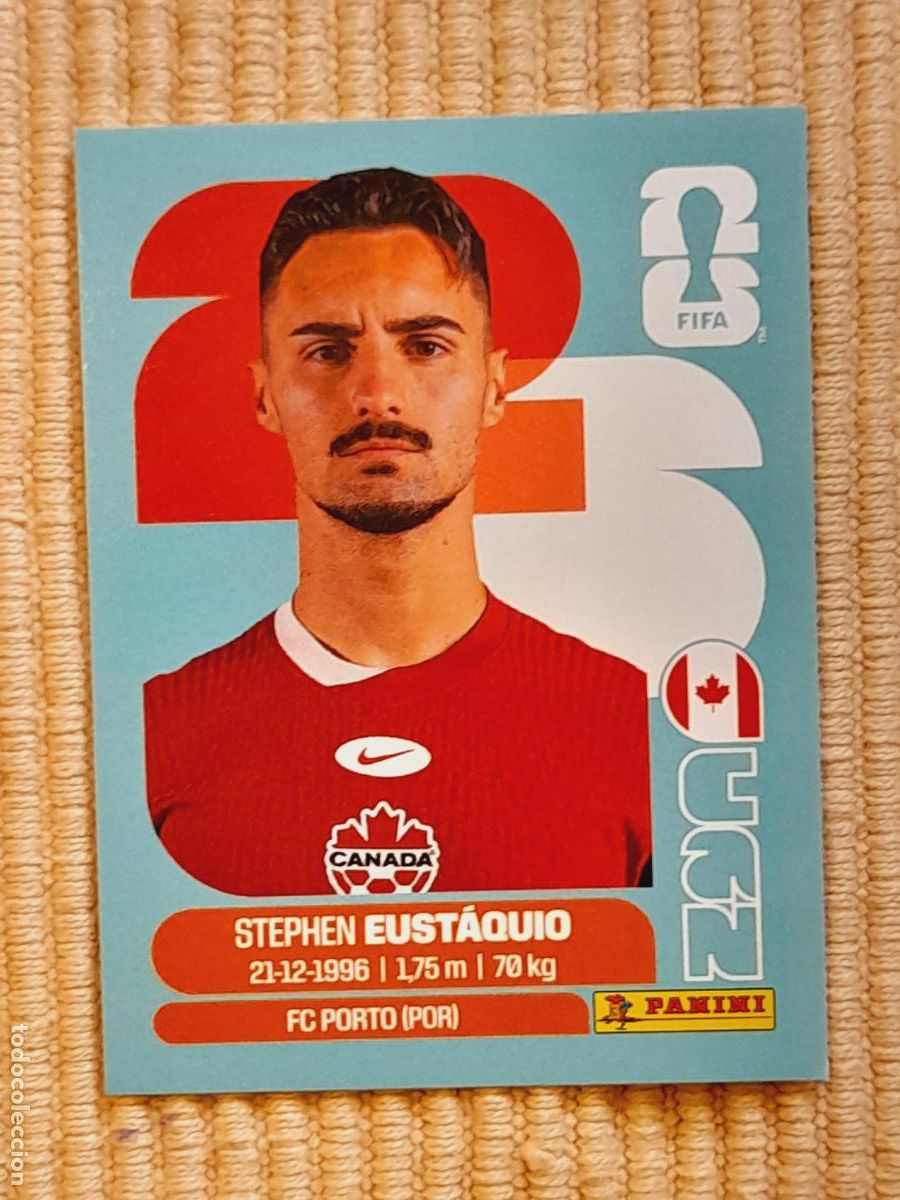 Cromos de F&uacute;tbol: CROMO ENG 10 Stephen Eust&aacute;quio CANADA. FIFA WORLD CUP 2026 (MUNDIAL MEXICO EE.UU CANADA) STICKERS