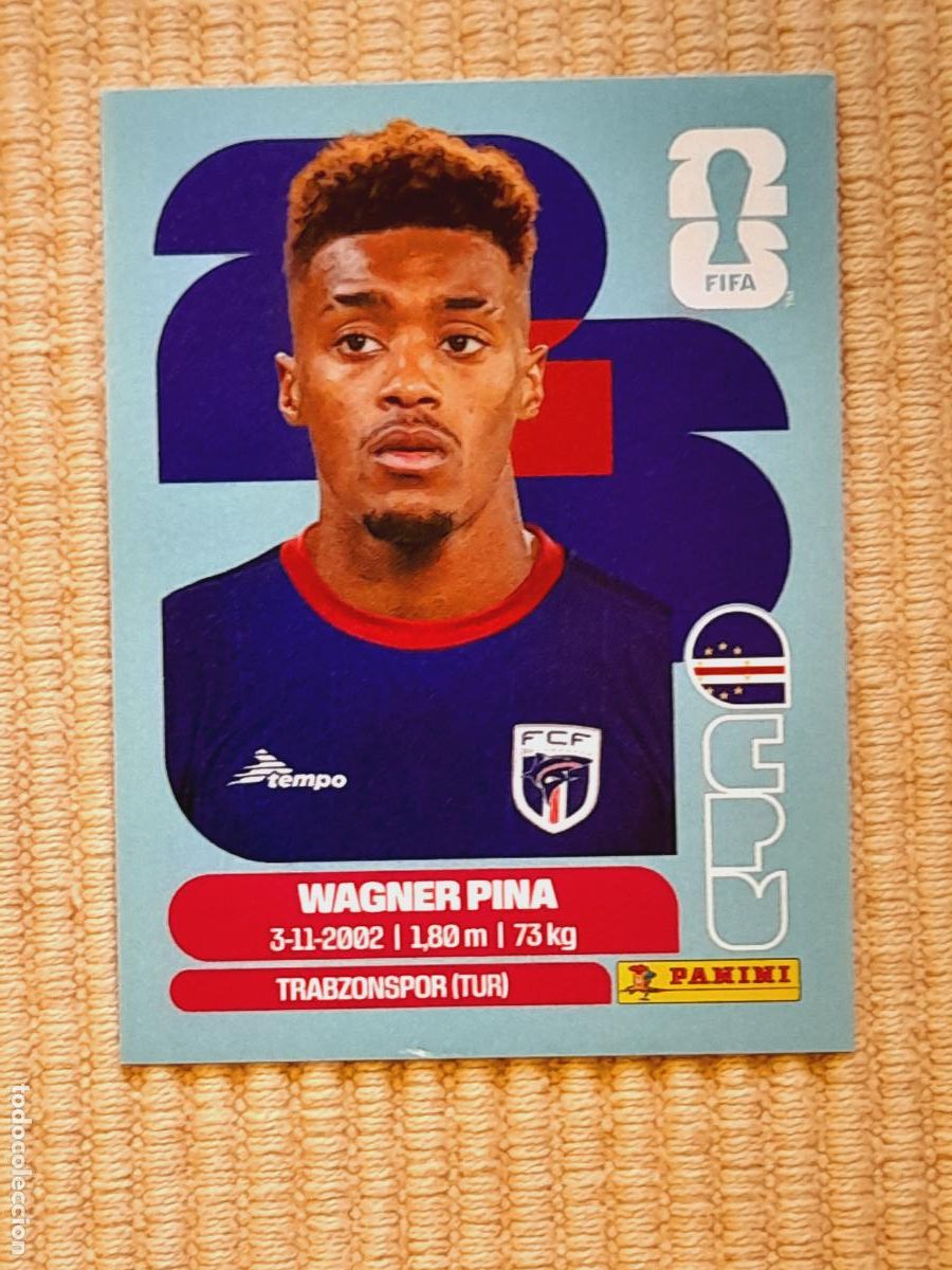 Cromos de F&uacute;tbol: CROMO CPV 7 Wagner Pina, CABO VERDE. FIFA WORLD CUP 2026 (MUNDIAL MEXICO EE.UU CANADA) STICKERS