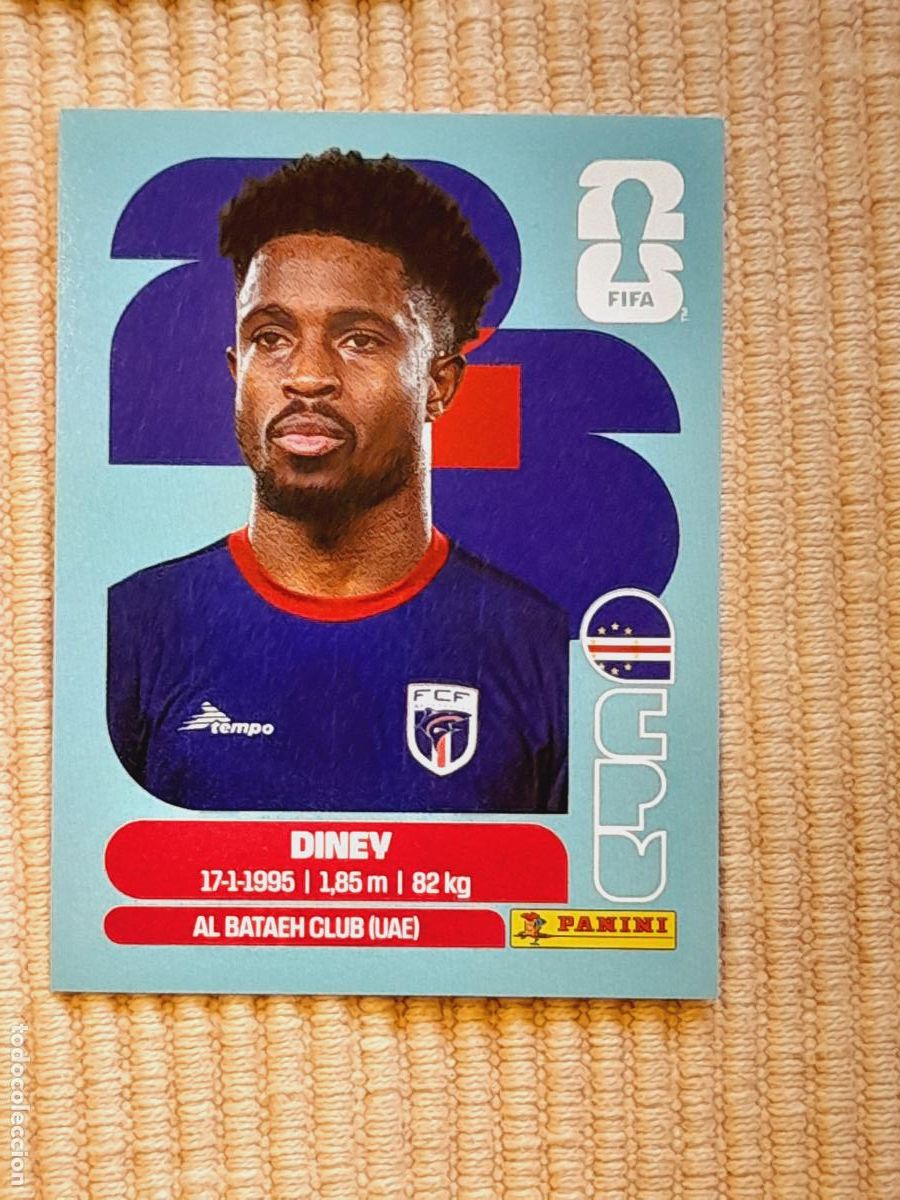 Cromos de F&uacute;tbol: CROMO CPV 5 Dinev, CABO VERDE. FIFA WORLD CUP 2026 (MUNDIAL MEXICO EE.UU CANADA) STICKERS