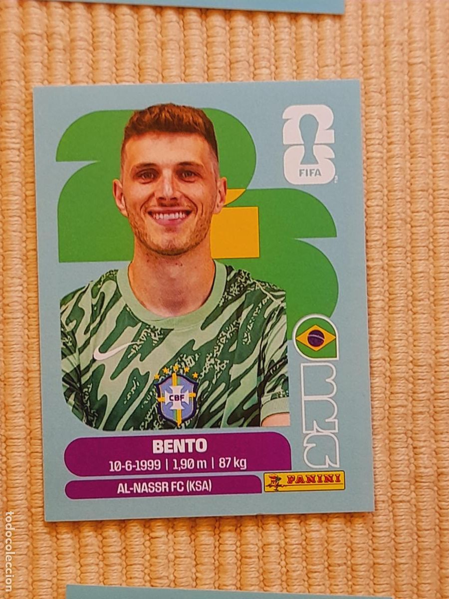Cromos de F&uacute;tbol: CROMO BRA 3 Bento , BRASIL. FIFA WORLD CUP 2026 (MUNDIAL MEXICO EE.UU CANADA) STICKERS