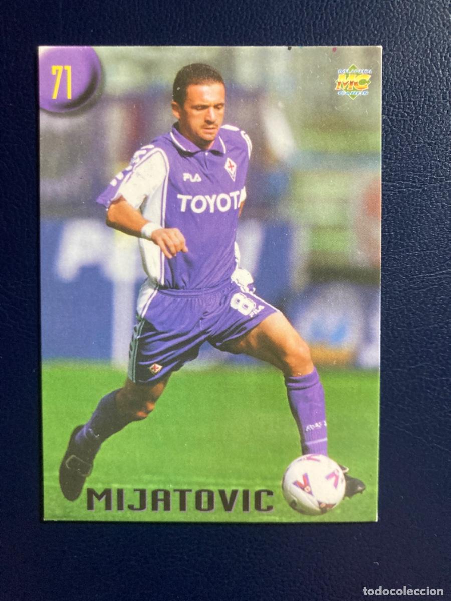 Cromos de F&uacute;tbol: 71 Mijatovic - Fiorentina - Mundicromo Calcio 2000 - Etichetta Nera Calciatori 99 00