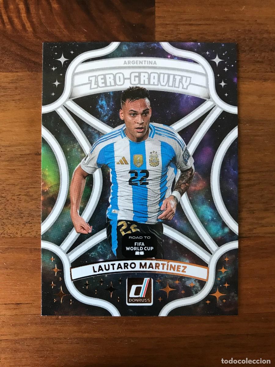 Cromos de F&uacute;tbol: LAUTARO AMRTINEZ - ARGENTINA - ZERO GRAVITY - PANINI DONRUSS ROAD TO FIFA WORLD CUP 2025 25