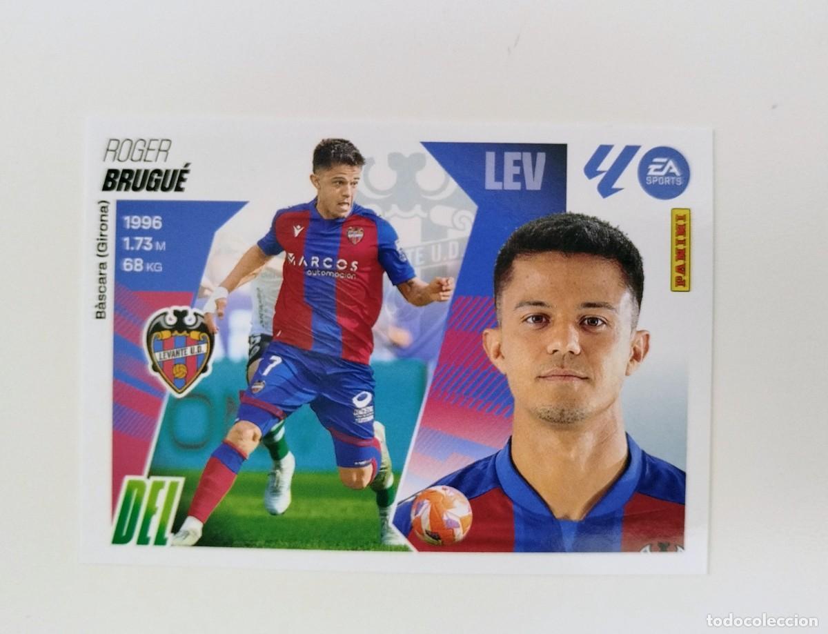 Cromos de F&uacute;tbol: Brugue 20 SIN PEGAR NUNCA PEGADO Levante UD Liga Ediciones Este 25 26 / 2025 2026