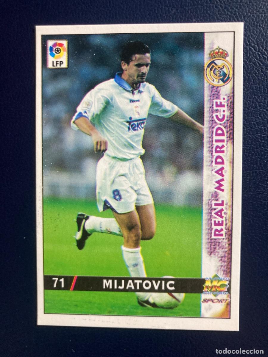 Cromos de F&uacute;tbol: 71 MIJATOVIC REAL MADRID MUNDICROMO LIGA 98-99 1998-1999