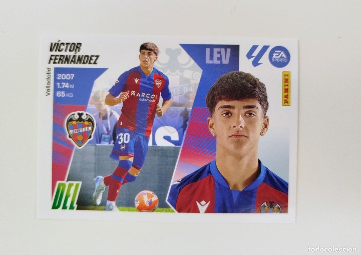 Cromos de F&uacute;tbol: V&iacute;ctor Fern&aacute;ndez 19B SIN PEGAR NUNCA PEGADO Levante UD Liga Ediciones Este 25 26 / 2025 2026