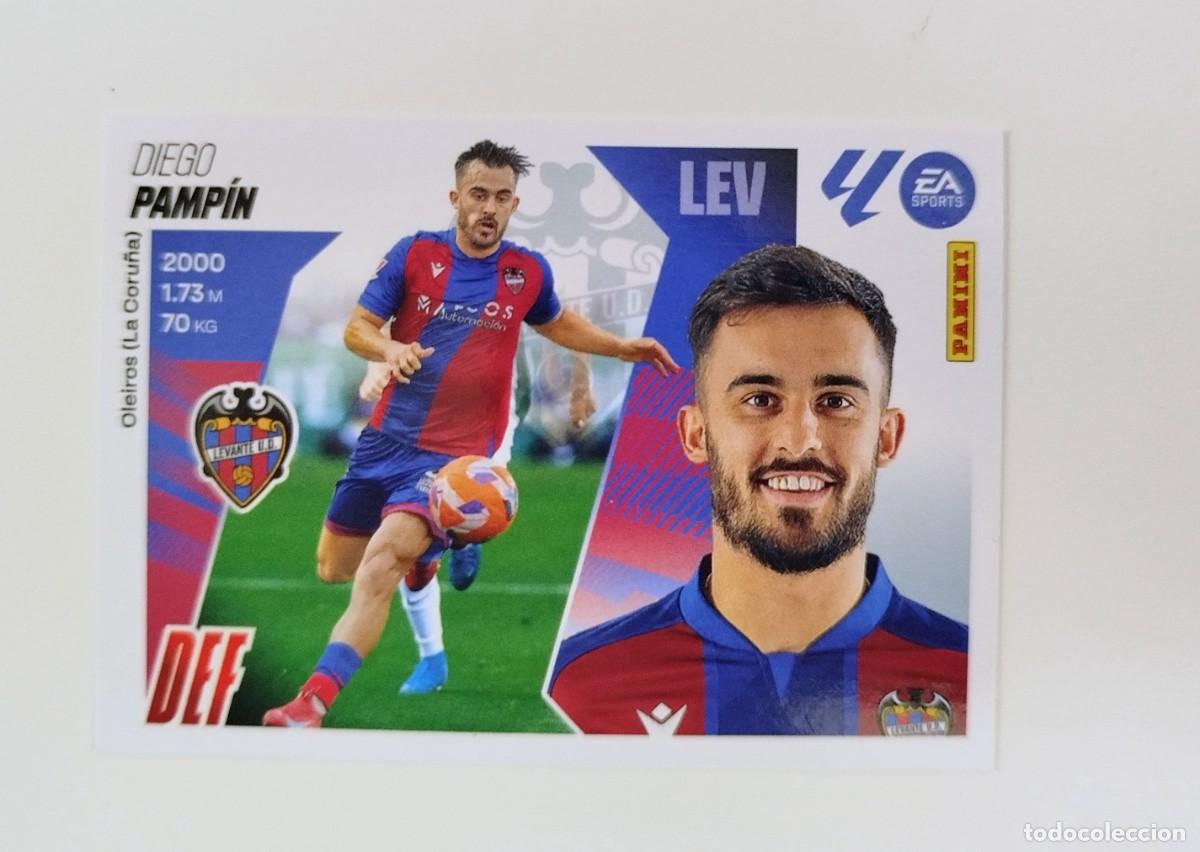 Cromos de F&uacute;tbol: Pamp&iacute;n 10 SIN PEGAR NUNCA PEGADO Levante UD Liga Ediciones Este 25 26 / 2025 2026