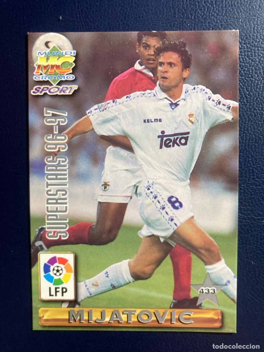 Cromos de F&uacute;tbol: 433 MIJATOVIC SUKER REAL MADRID SUPERSTARS 96 97 LIGA MUNDICROMO 96 97 1996 1997