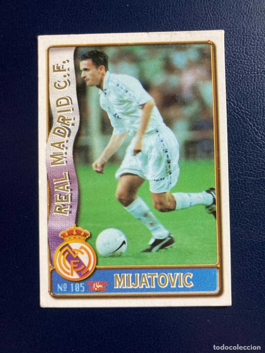 Cromos de F&uacute;tbol: Real Madrid - 105 Mijatovic-&Uacute;ltima Hora-Mundicromo Liga 1996-1997-96-97