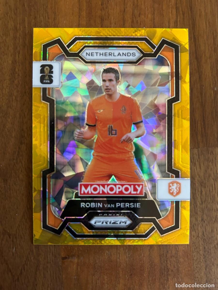 Cromos de F&uacute;tbol: ROBIN VAN PERSIE - HOLANDA - GOLD CRACKED ICE - PANINI MONOPOLY PRIZM WORLD CUP - 2026 26