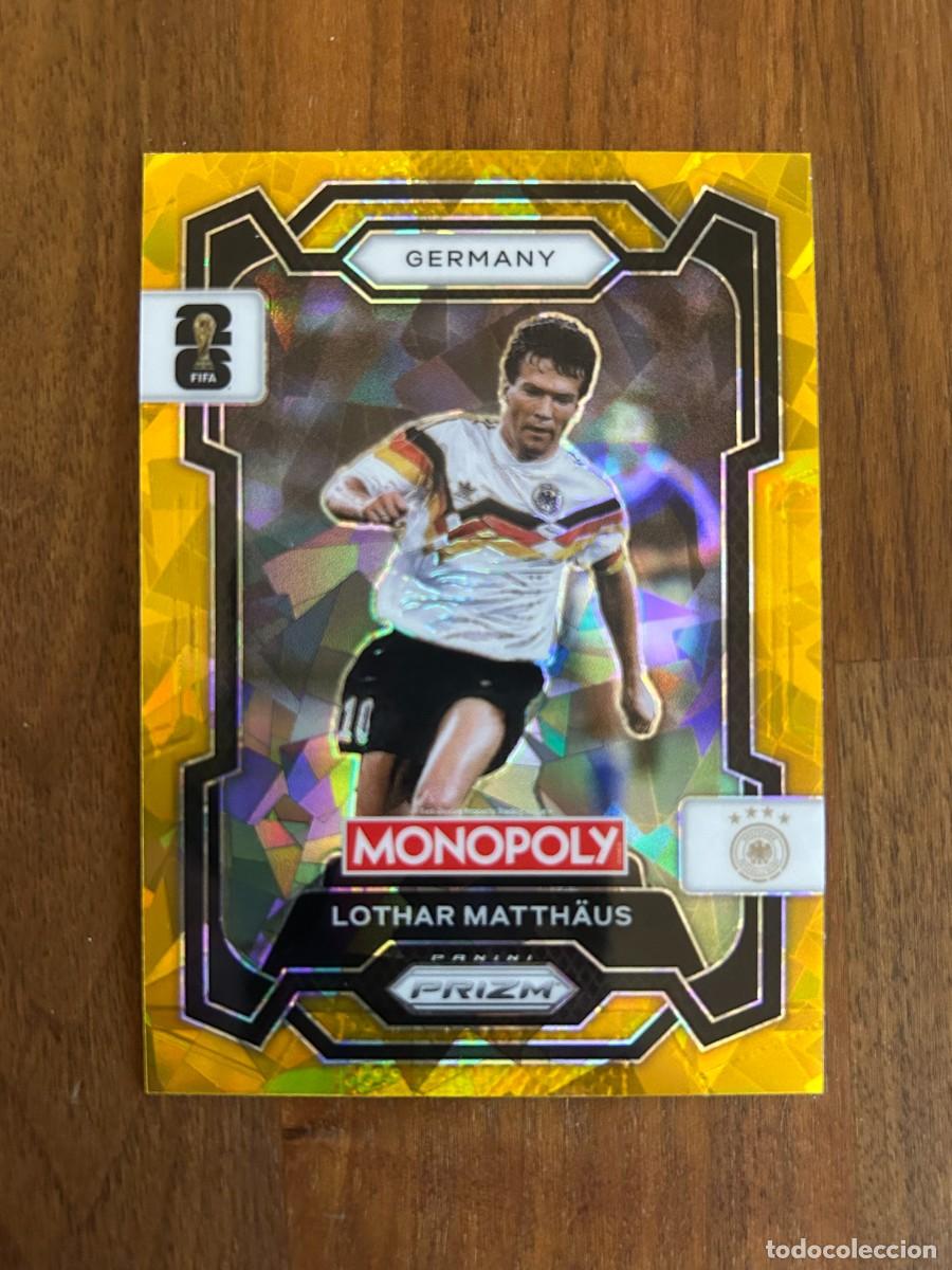 Cromos de F&uacute;tbol: LOTHAR MATTHAUS - ALEMANIA - GOLD CRACKED ICE - PANINI MONOPOLY PRIZM WORLD CUP - 2026 26
