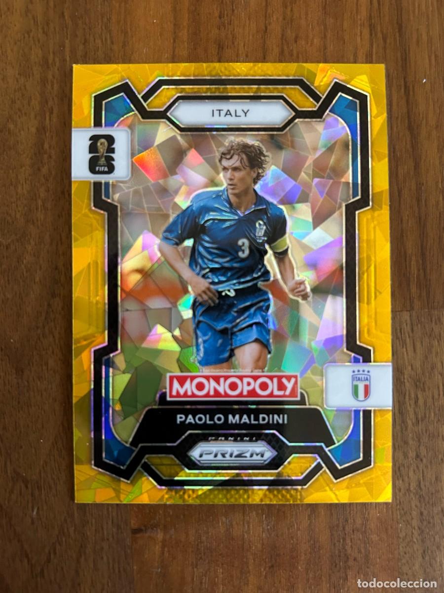 Cromos de F&uacute;tbol: PAOLO MALDINI - ITALIA - GOLD CRACKED ICE - PANINI MONOPOLY PRIZM WORLD CUP - 2026 26