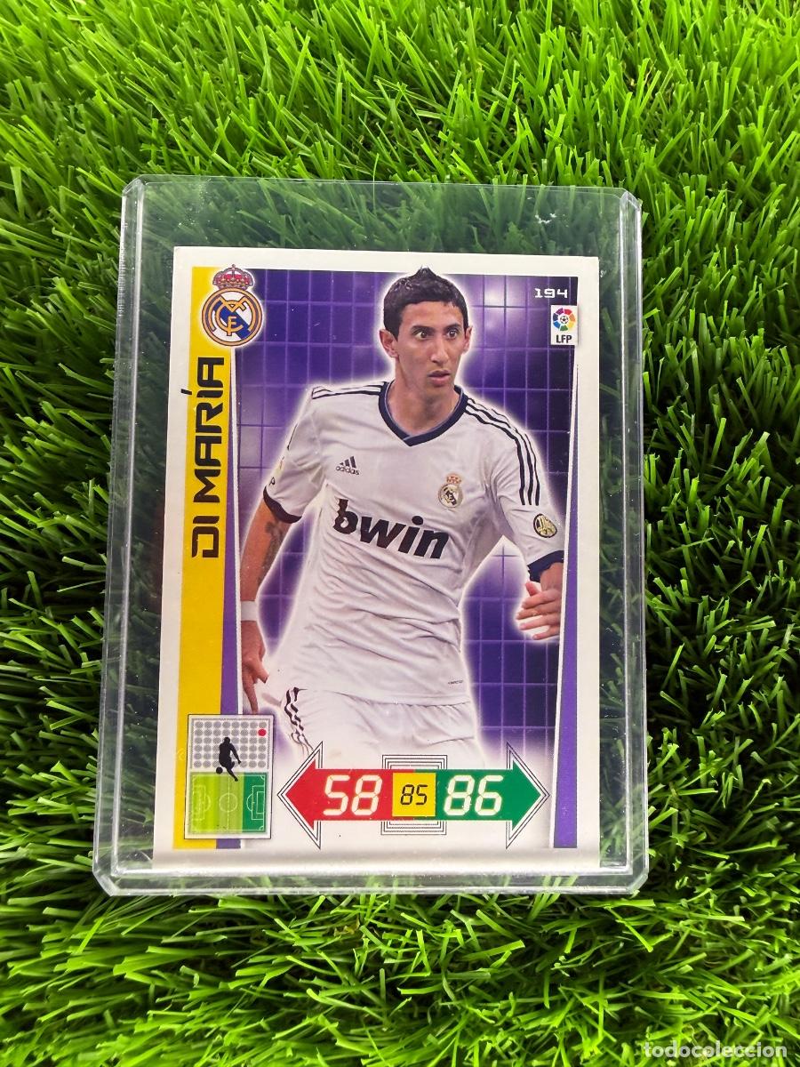 Cromos de F&uacute;tbol: N&ordm; 194 Di Mar&iacute;a Real Madrid CF Adrenalyn XL 12 13
