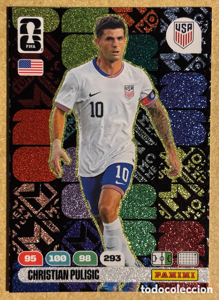 Cromos de F&uacute;tbol: CHRISTIAN PULISIC (USA). CARTA MOMENTUM PANINI ADRENALYN XL FIFA WORLD CUP 2026. .