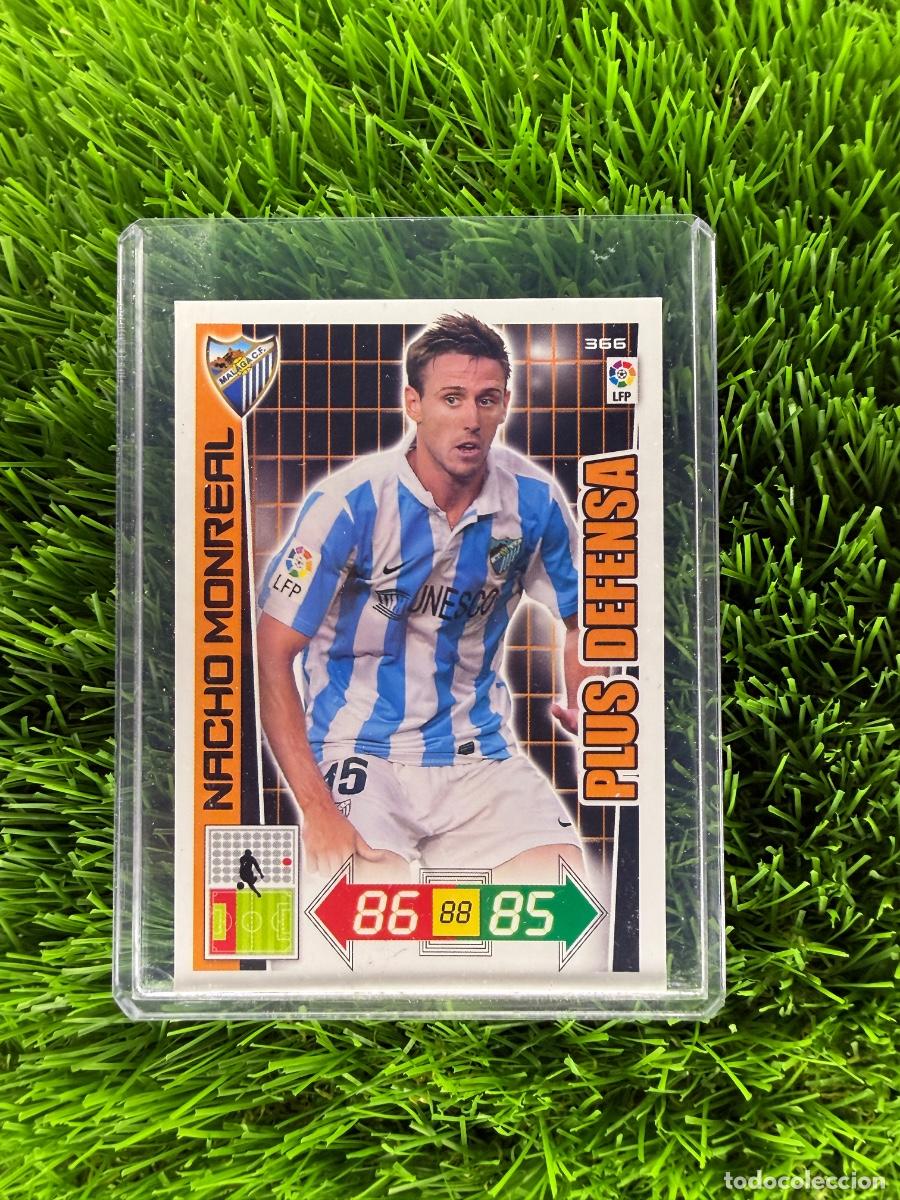 Cromos de F&uacute;tbol: N&ordm; 366 Nacho Monreal Plus Defensa M&aacute;laga CF Adrenalyn XL 12 13