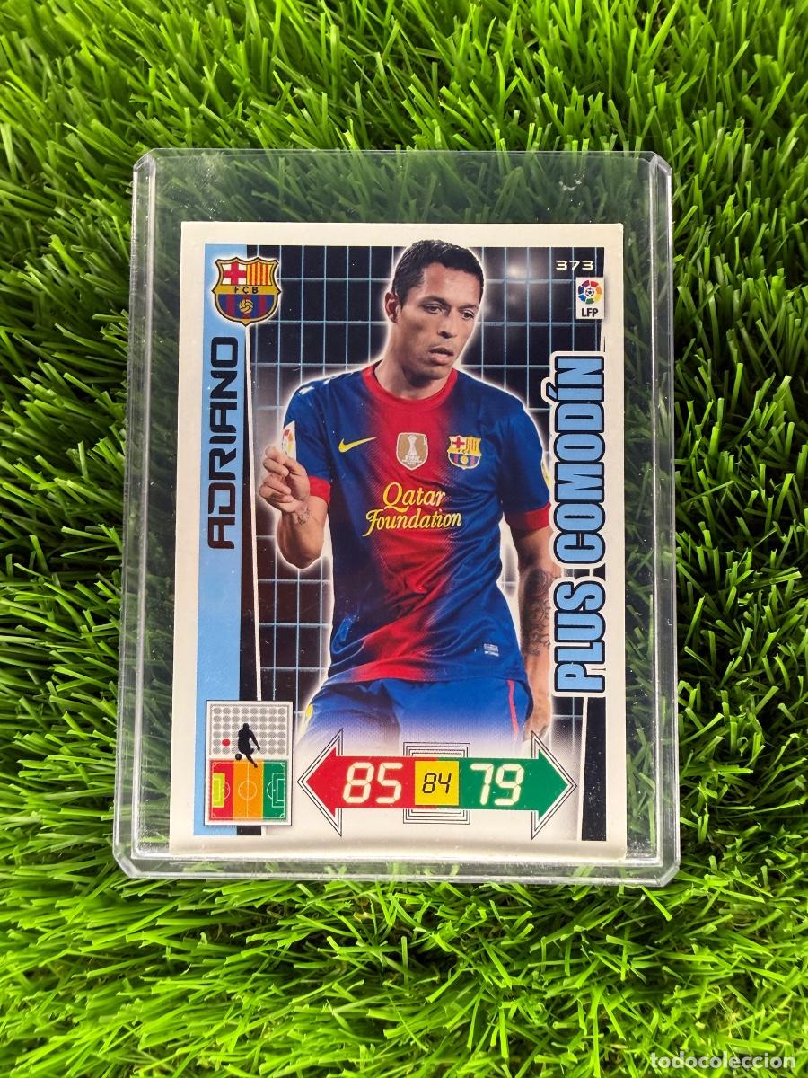 Cromos de F&uacute;tbol: N&ordm; 373 Adriano Plus Comod&iacute;n FC Barcelona Adrenalyn XL 12 13
