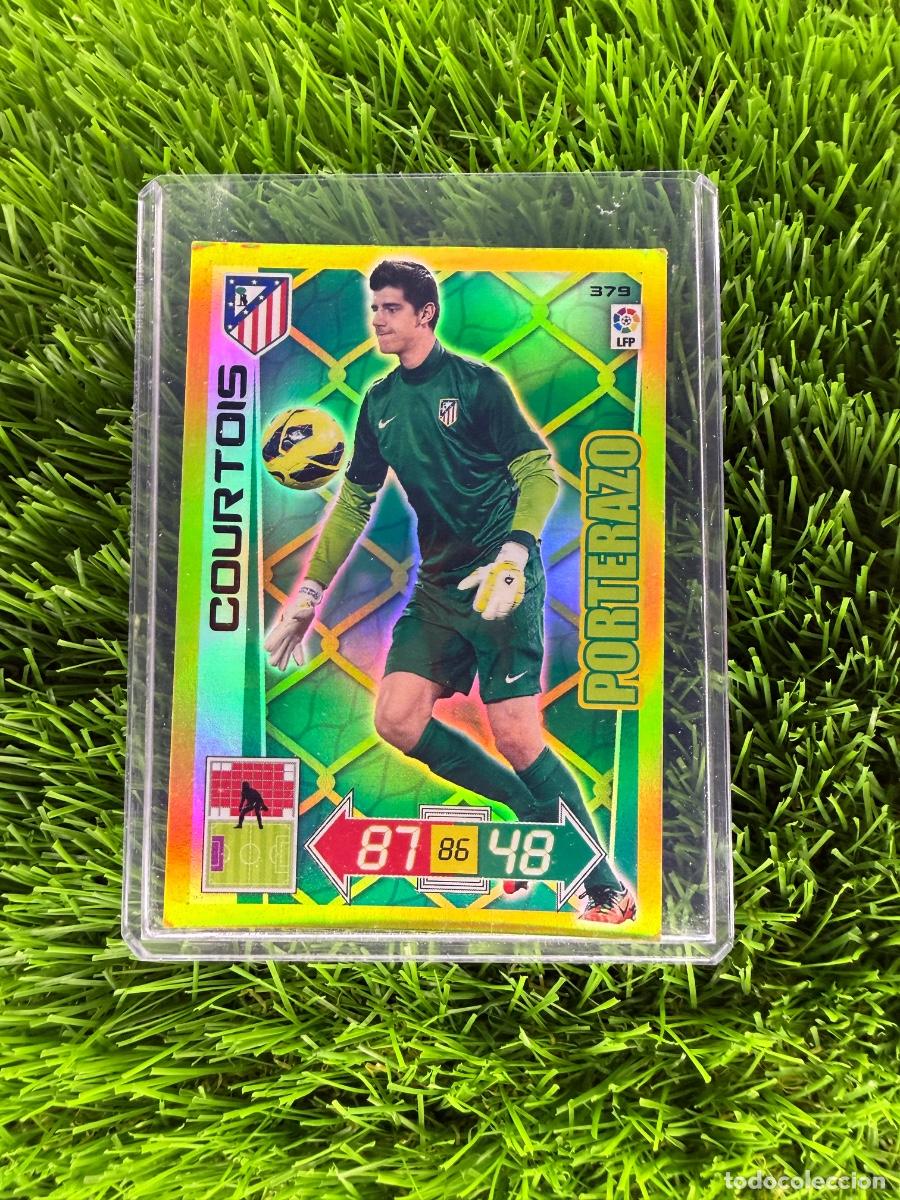 Cromos de F&uacute;tbol: N&ordm; 379 Courtois Porterazo Atl&eacute;tico de Madrid Adrenalyn XL 12 13