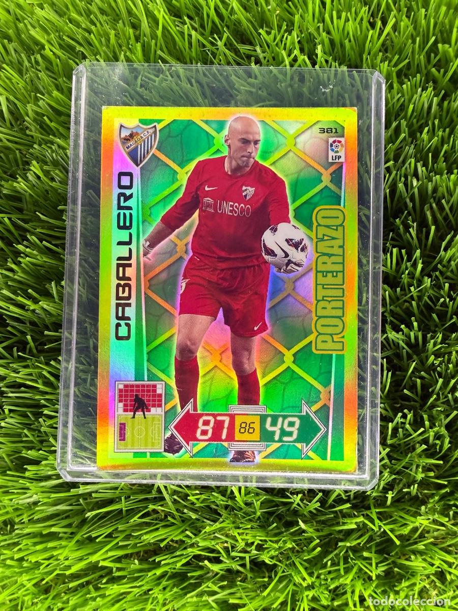Cromos de F&uacute;tbol: N&ordm; 381 Caballero Porterazo M&aacute;laga CF Adrenalyn XL 12 13