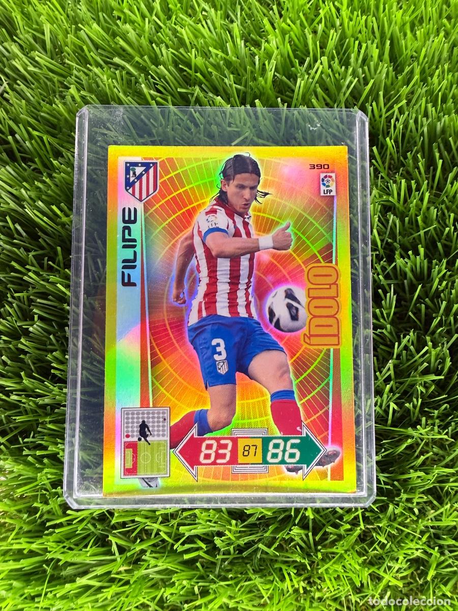 Cromos de F&uacute;tbol: N&ordm; 390 Filipe &Iacute;dolo Atl&eacute;tico de Madrid Adrenalyn XL 12 13