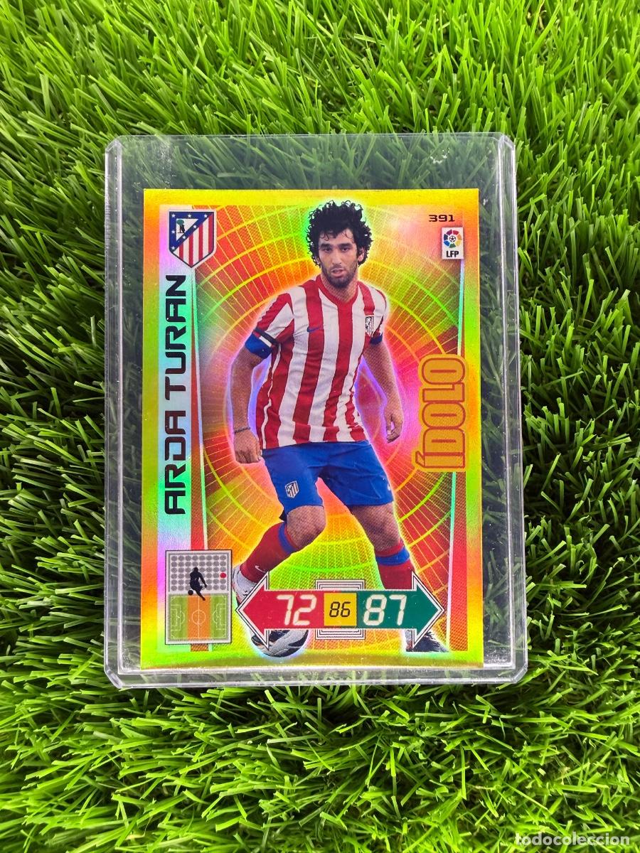 Cromos de F&uacute;tbol: N&ordm; 391 Arda Turan &Iacute;dolo Atl&eacute;tico de Madrid Adrenalyn XL 12 13