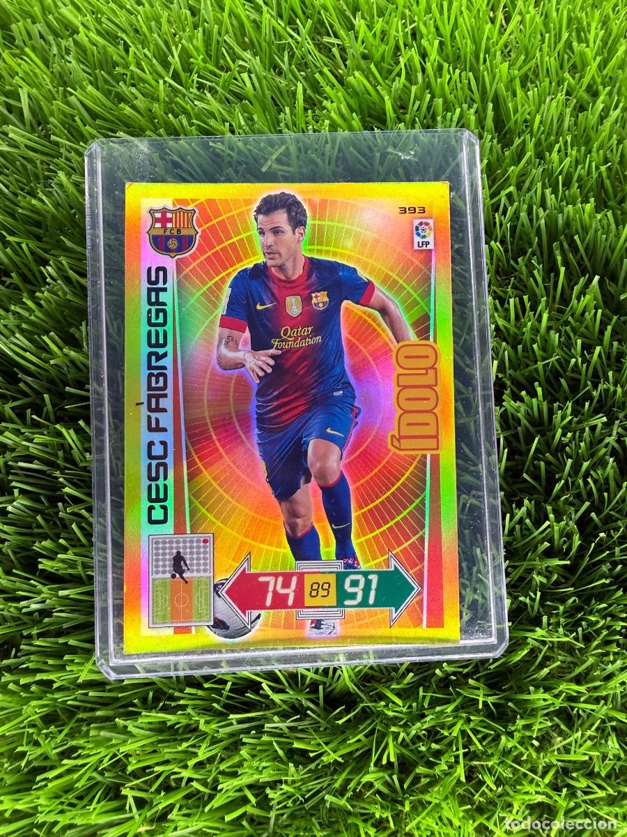 Cromos de F&uacute;tbol: N&ordm; 393 Cesc F&aacute;bregas &Iacute;dolo FC Barcelona Adrenalyn XL 12 13