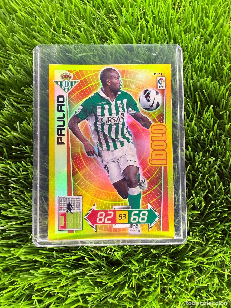 Cromos de F&uacute;tbol: N&ordm; 394 Paulao &Iacute;dolo Real Betis Adrenalyn XL 12 13