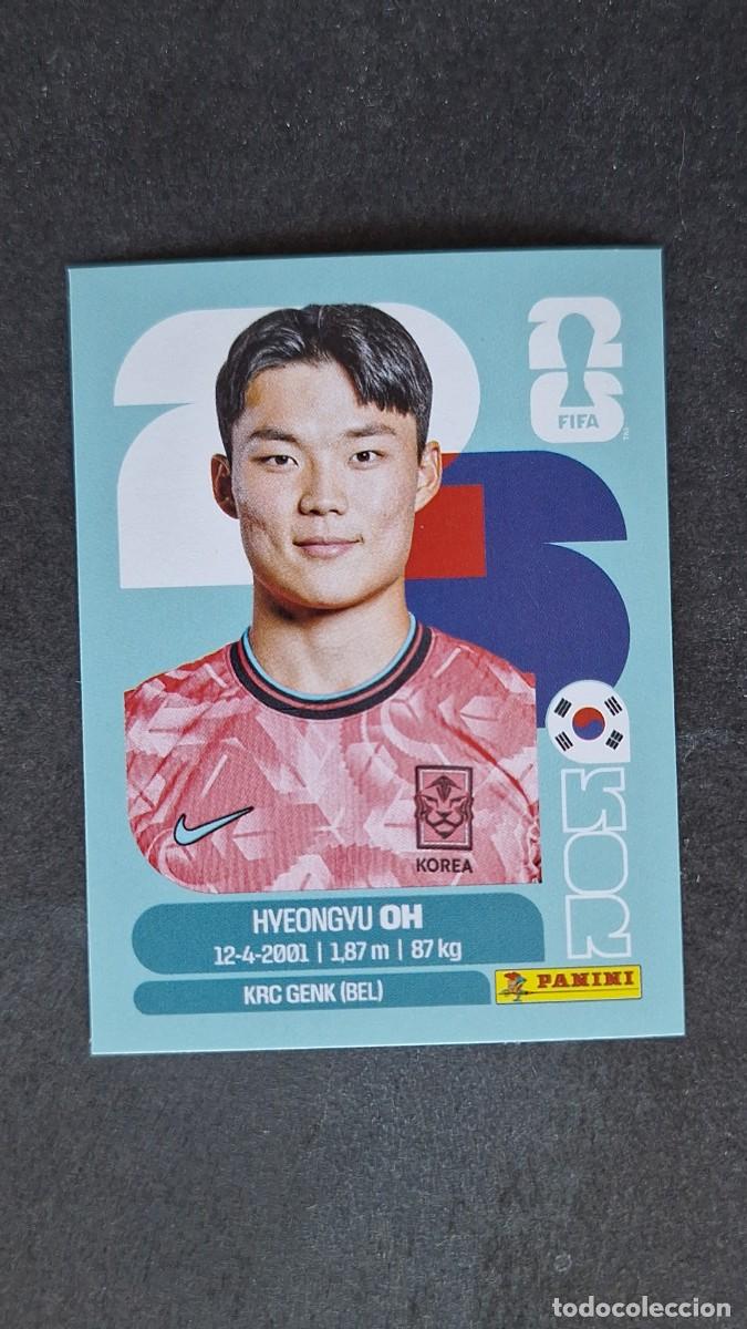 Cromos de F&uacute;tbol: L1 HYEONGYU OH SELECCION KOREA DEL SUR 20 MUNDIAL FIFA WORLD CUP 2026 PANINI NUNCA PEGADO SIN PEGAR